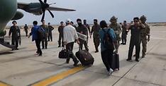 Military plane evacuates 28 Korean expats from war-torn Sudan