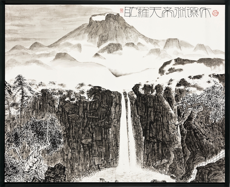 < ‘진경시대: The Eternal'에 전시된 박대성 화백의 작품 - 주이탈리아한국문화원 >