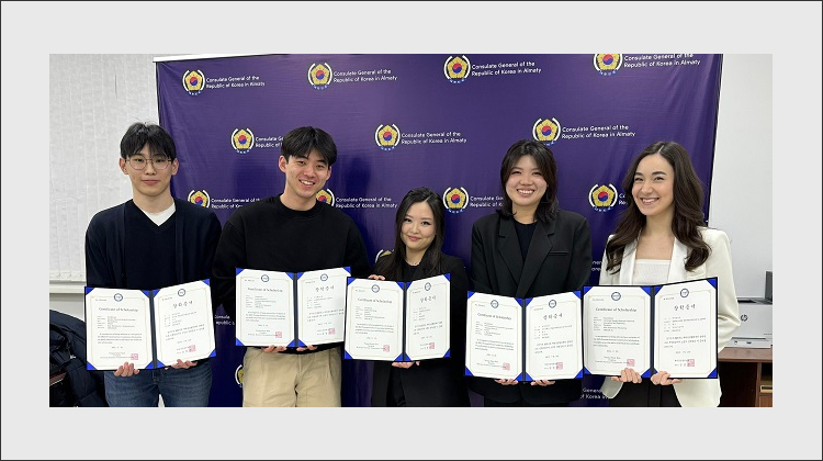 장학증서 수여식(주알마티총, 1)